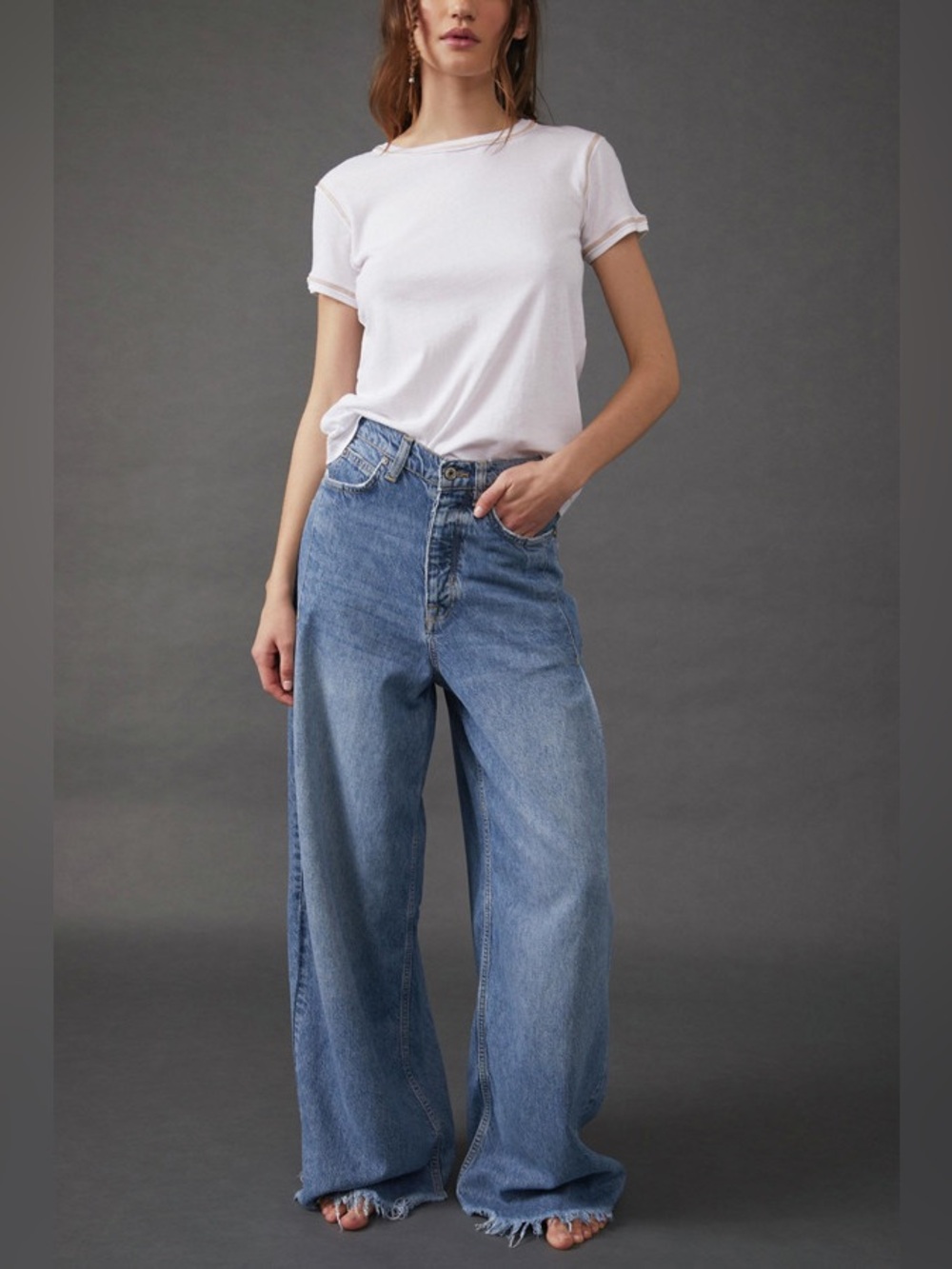 Free People x We The Free Old West Slouchy Jeans